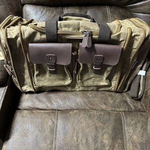 Wildroad Waxed Canvas Tan Duffle Bag